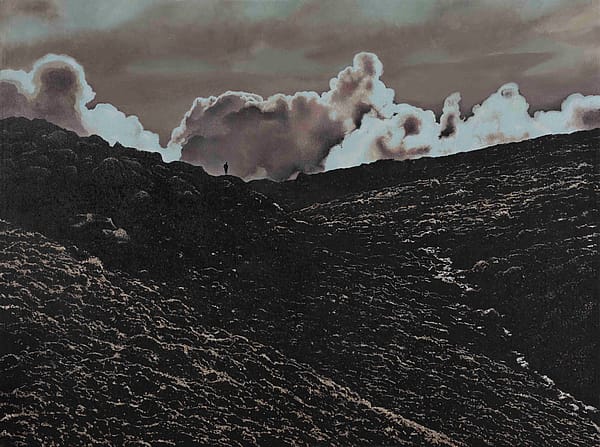 Bir gezginin ögle sonrasi, tuval üzeri yagliboya, 150x200 cm, 2021,